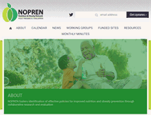 Tablet Screenshot of nopren.org